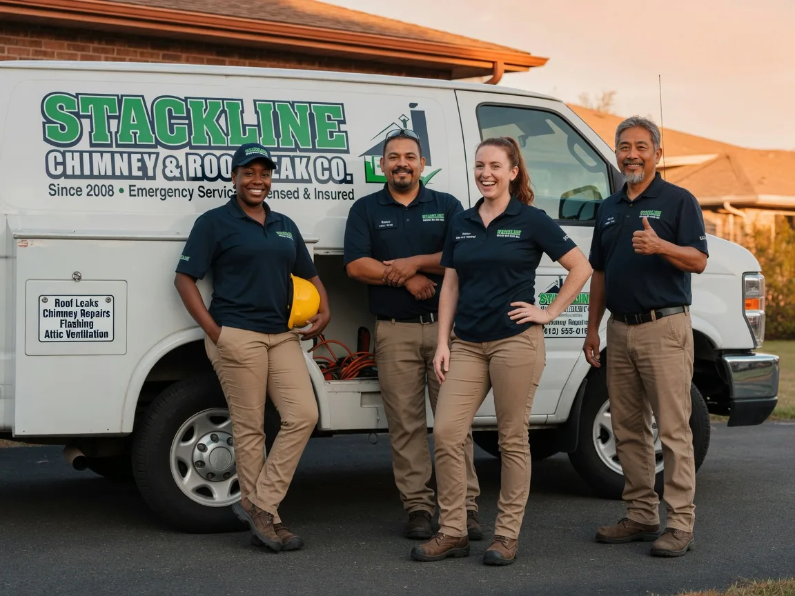 Chimney flashing repair company in Bailey, NC